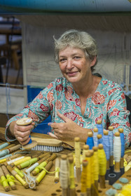 France, Herault, Lodève, Manufacture de la Savonnerie (Savonnerie manufactory) unique annex of the National Carpet Factory of the Savonnerie des Gobelins in Paris