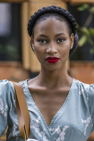 Rwanda, Kigali, Norrsken House Kigali, la mannequin Winnie Shema Tumusiime