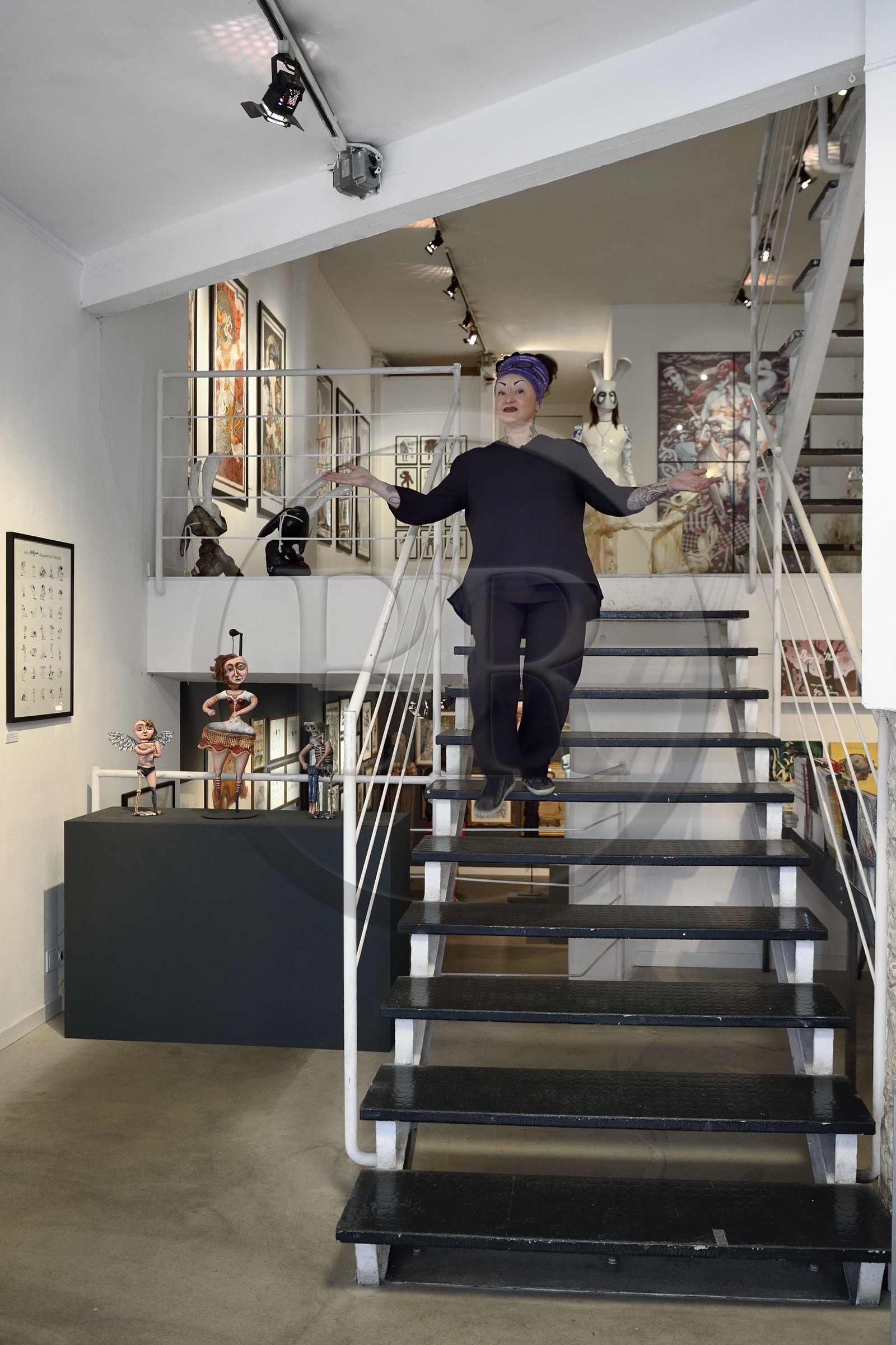 France, Paris, Arts Factory, Contemporary art gallery, Anne de Hey!