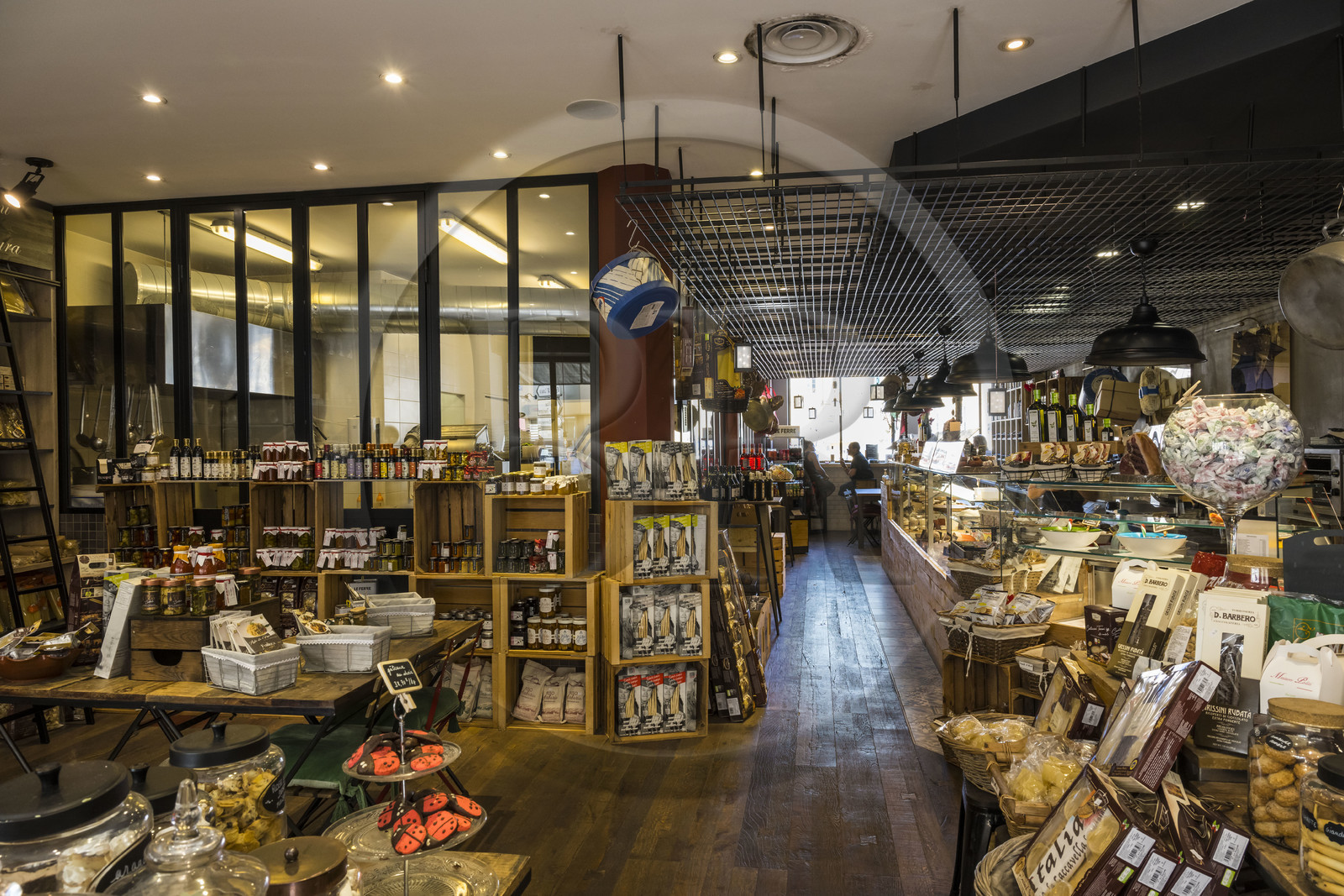 France, Hérault (34), Sète, l'épicerie fine italienne Maison Politi