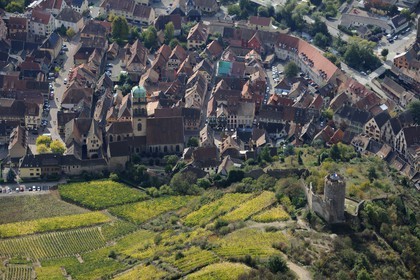France, Haut-Rhin (68), Kaysersberg (photo aérienne)