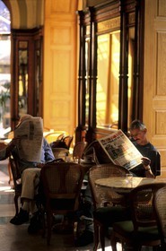 Hongrie, Budapest (Pest), la célèbre pâtisserie Gerbeaud