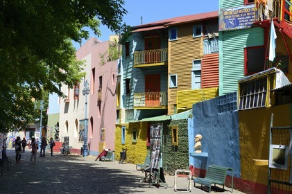 Argentine, Buenos Aires, quartier de La Boca, la rue Caminito