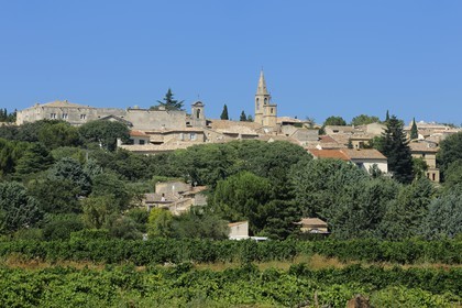 France, Gard, region of the Pays d'Uzege, village of Saint-Maximin