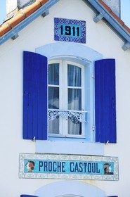 France, Morbihan, Belle Ile, Le Palais, main town of the island, house at town end