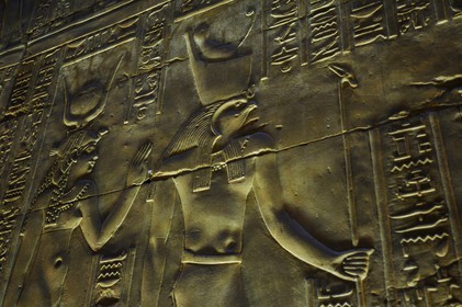 Egypt, Upper Egypt, Nile Valley, Edfu, temple dedicated to Horus God