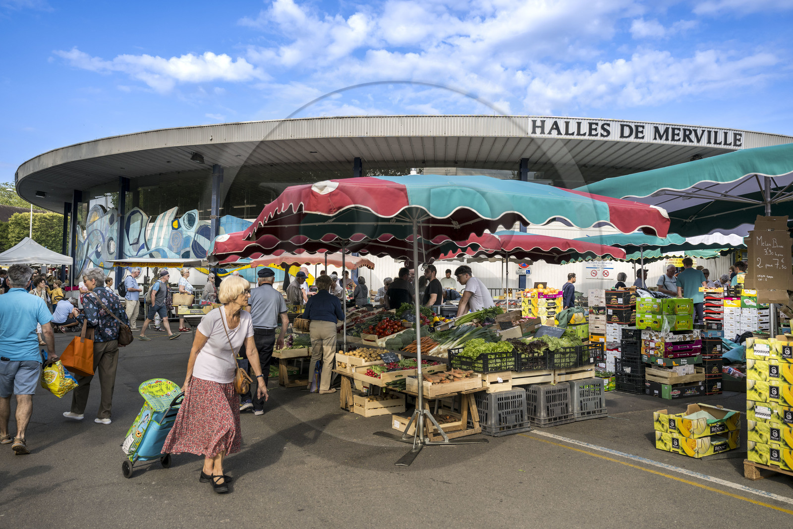 France, Morbihan (56), Lorient, Les halles de Merville