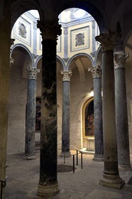 France, Bouches du Rhone, Aix en Provence, Saint-Sauveur Cathedral, baptistry