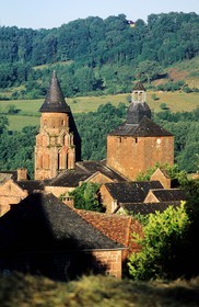 France, Correze, Collonges la Rouge village, labelled Les Plus Beaux Villages de France (The Most Beautiful Villages of France)