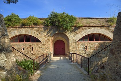 France, Var (83), Iles d'Hyères, parc national de Port Cros, Ile de Porquerolles, le Monastère orthodoxe Sainte-Marie dans l'ancien fort de la Repentance