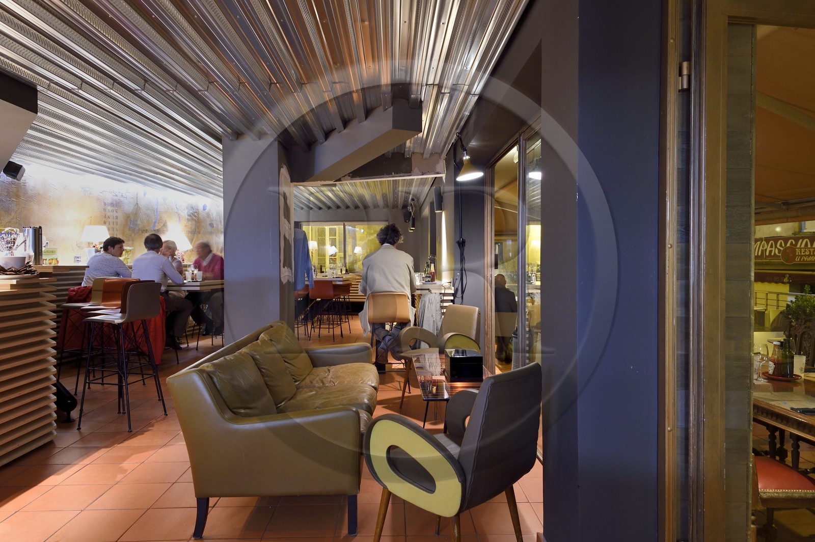 France, Corse-du-Sud (2A), Ajaccio, restaurant Le Directoire rue Emmanuel Arene France, Corse-du-Sud (2A), Ajaccio, restaurant Le Directoire rue Emmanuel Arene