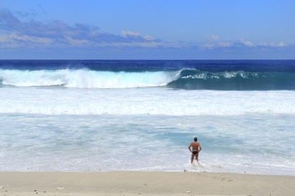 France, île de la Réunion, la côte sud, plage de Grand-Anse