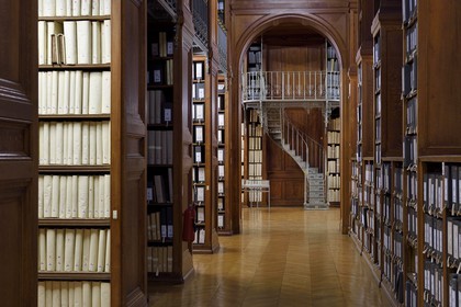 France, Paris (75), les Archives Nationales, Grands dépots, salle de l'Armoire de fer