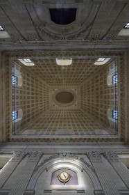 France, Rhone, Lyon, historical site listed as World Heritage by UNESCO, the hospital of Hotel Dieu, Grand dome