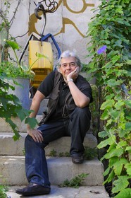 France, Hérault (34), Sète, Hervé Di Rosa artiste peintre et co-fondateur du M.I.A.M (Musée international des arts modestes)