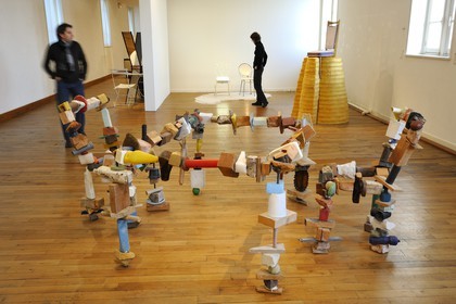 France, Loir et Cher, Blois, Object Museum, Two Placesone Space by Tony Cragg