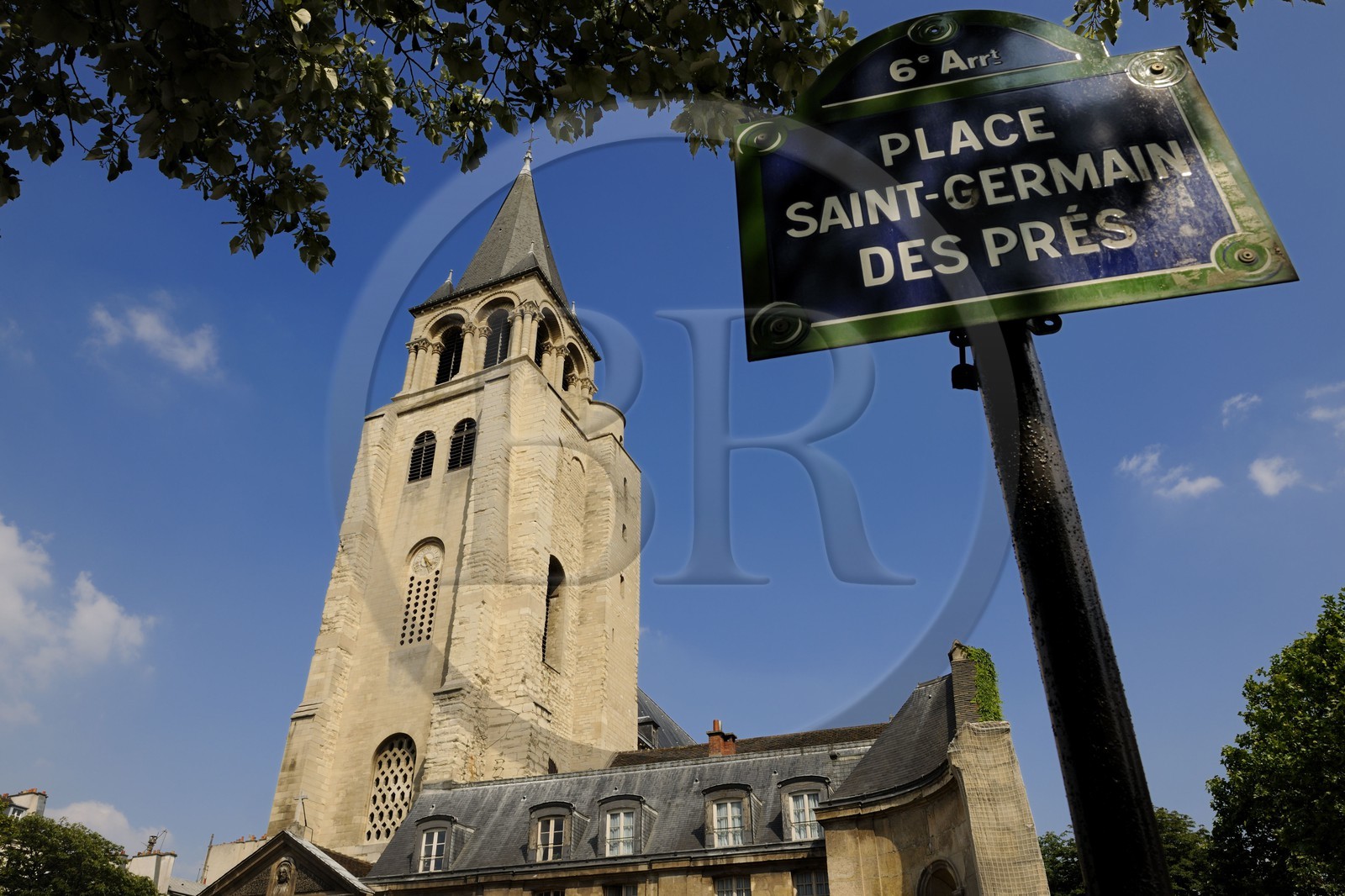 France, Paris, Saint Germain des Pres Church, Saint Germain des Pres square