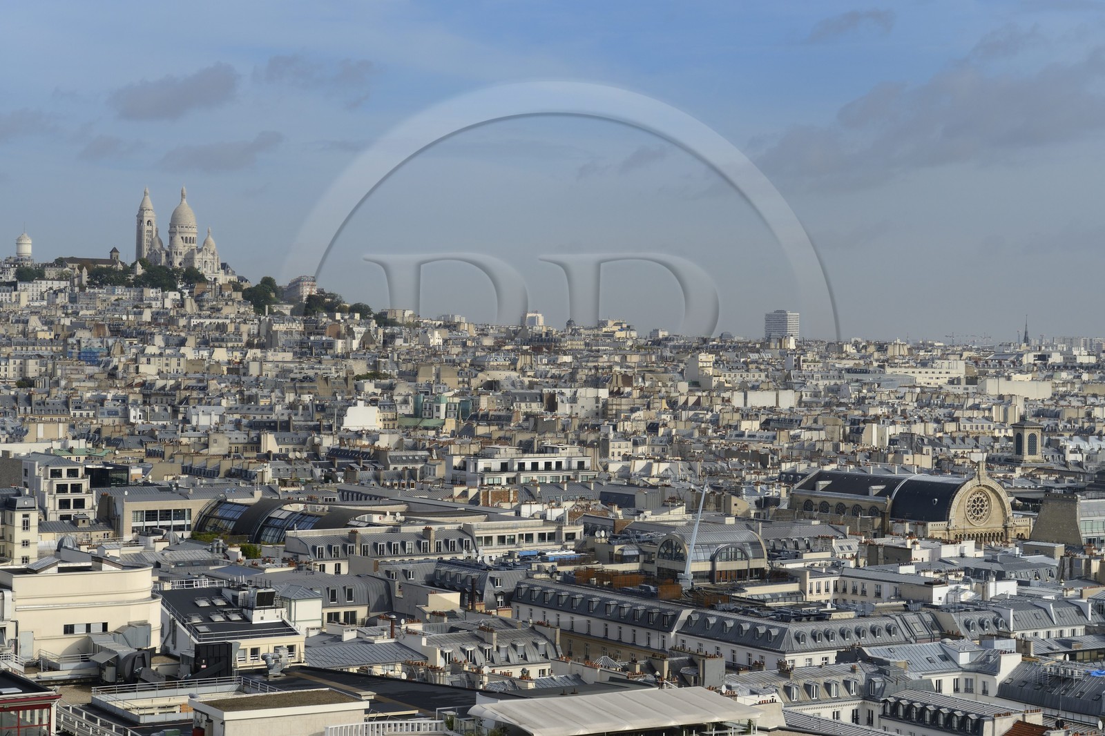 France, Paris (75), la basilique du Sacré-Coeur sur la colline de Montmartre