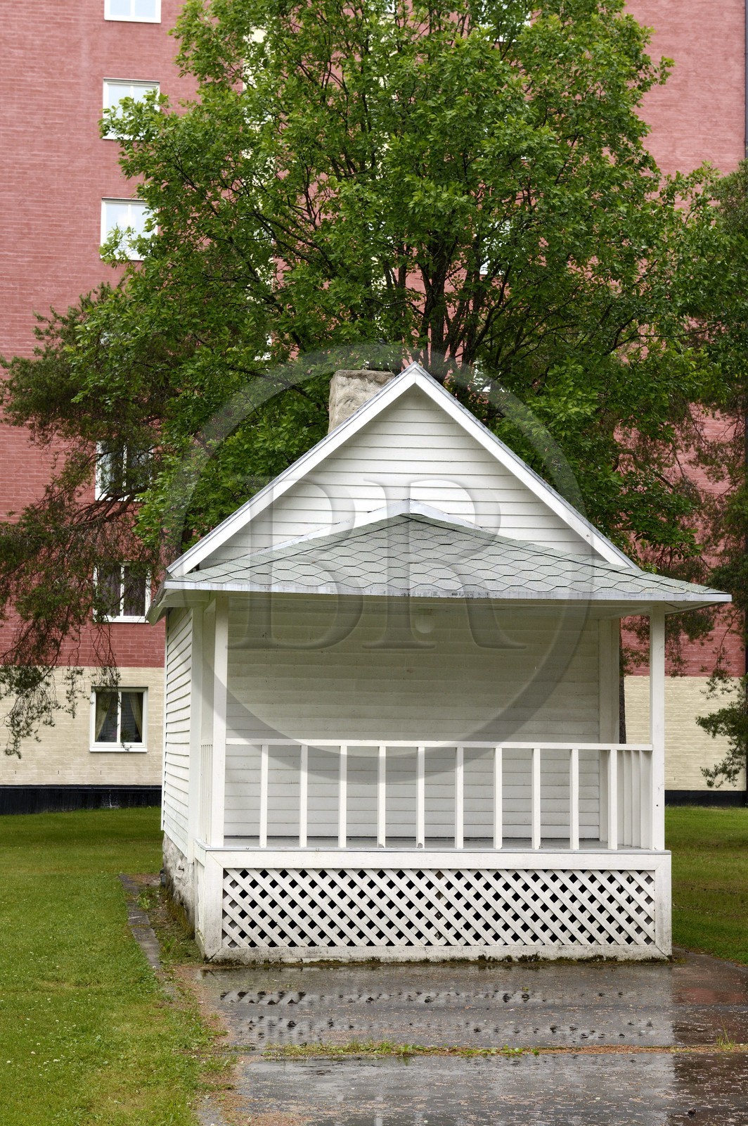 Sweden, Vasterbotten County, Umea, Umedalen sculpture parc, Homestead (2004) from Clay Ketter