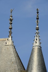 France, Indre et Loire, Loire Valley listed as World Heritage by UNESCO, Chateau d' Azay le Rideau
