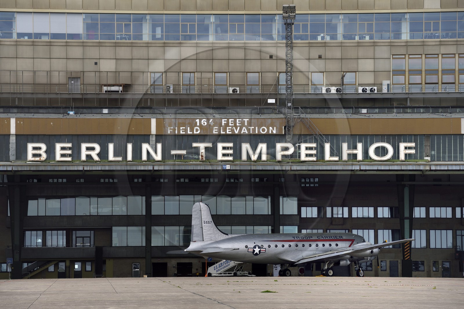 Allemagne, Berlin, ancien aéroport international de Berlin-Tempelhof