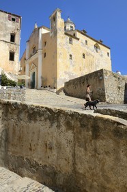 France, Haute Corse, Calvi, the citadel, St Jean Baptiste cathedral