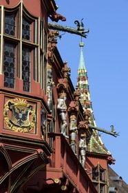 Allemagne, Bade-Wurtemberg, Fribourg en Brisgau, la Maison historique des marchands du début du XVIème siècle sur la Munsterplatz