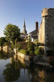 France, Eure et Loir, Bonneval, ditch of the ramparts