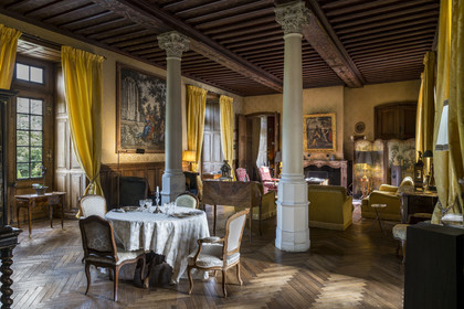 France, Vendée (85), Sèvremont, le chateau de la Flocellière, gite et chambre d'hotes