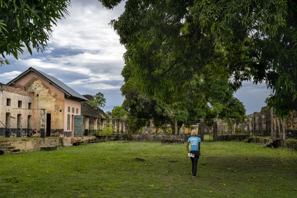 France, Guyane, Saint-Laurent-du-Maroni, bagne ou Camp de la Transportation, les quartiers disciplinaires