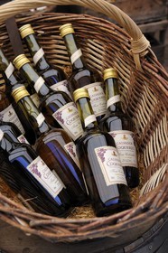 France, Calvados, Honfleur, sale of calvados