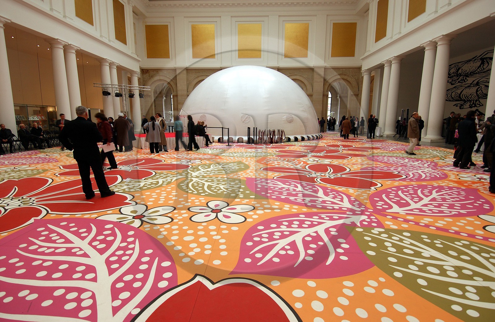 France, Nord (59), Lille 2004, exposition Flower Power au palais des Beaux Arts