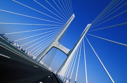 Portugal, Lisbonne, le pont Vasco de Gama (exposition universelle de 1998)
