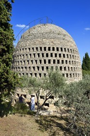 France, Var, Trans-en-Provence near Draguignan, High-mass air well of Belgian engineer Achile Knapen