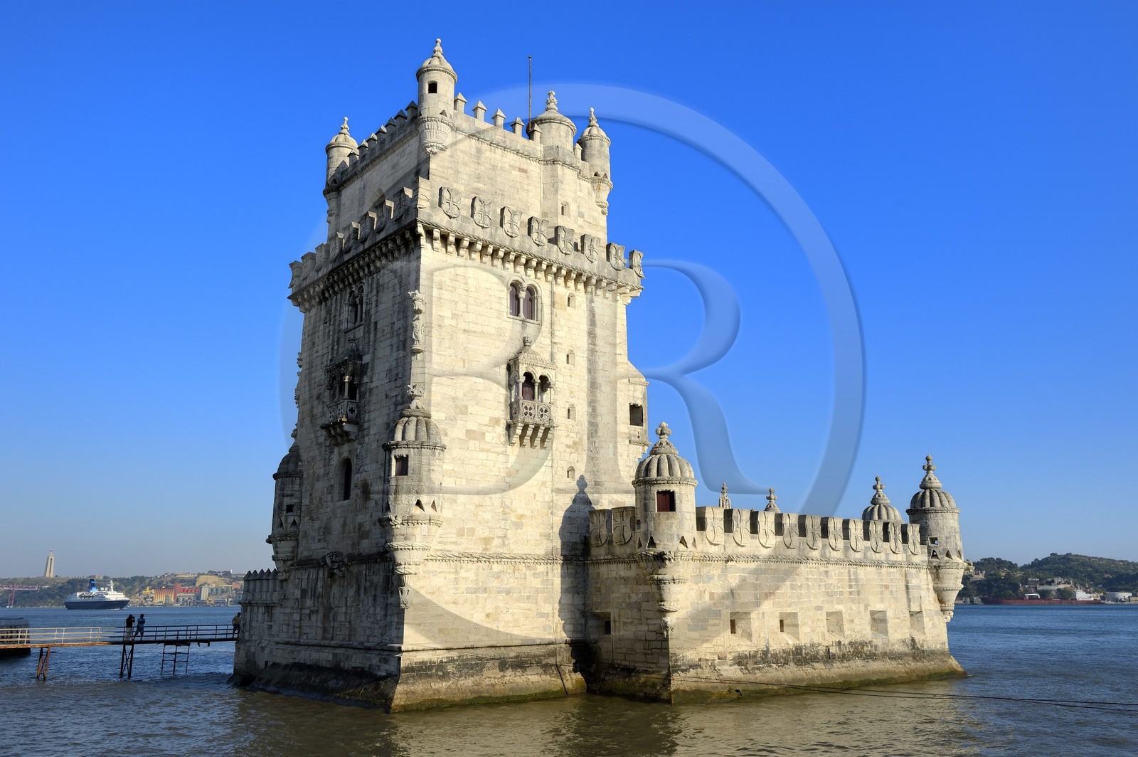 Portugal, Lisbonne, Bélem, Tour de Bélem (Torre de Bélem), classé Patrimoine Mondial de l'UNESCO