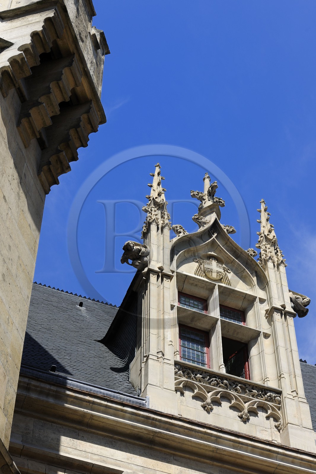 France, Paris (75), hôtel de Sens, siège de la bibliothèque Forney dans le quartier du Marais