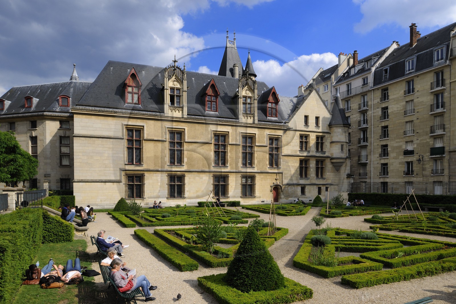 France, Paris, hôtel de Sens, head office .of the Forney Library in the Marais District