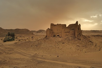Egypte, désert libyque, forteresse de Ain el-Labakha à l' est de Kharga