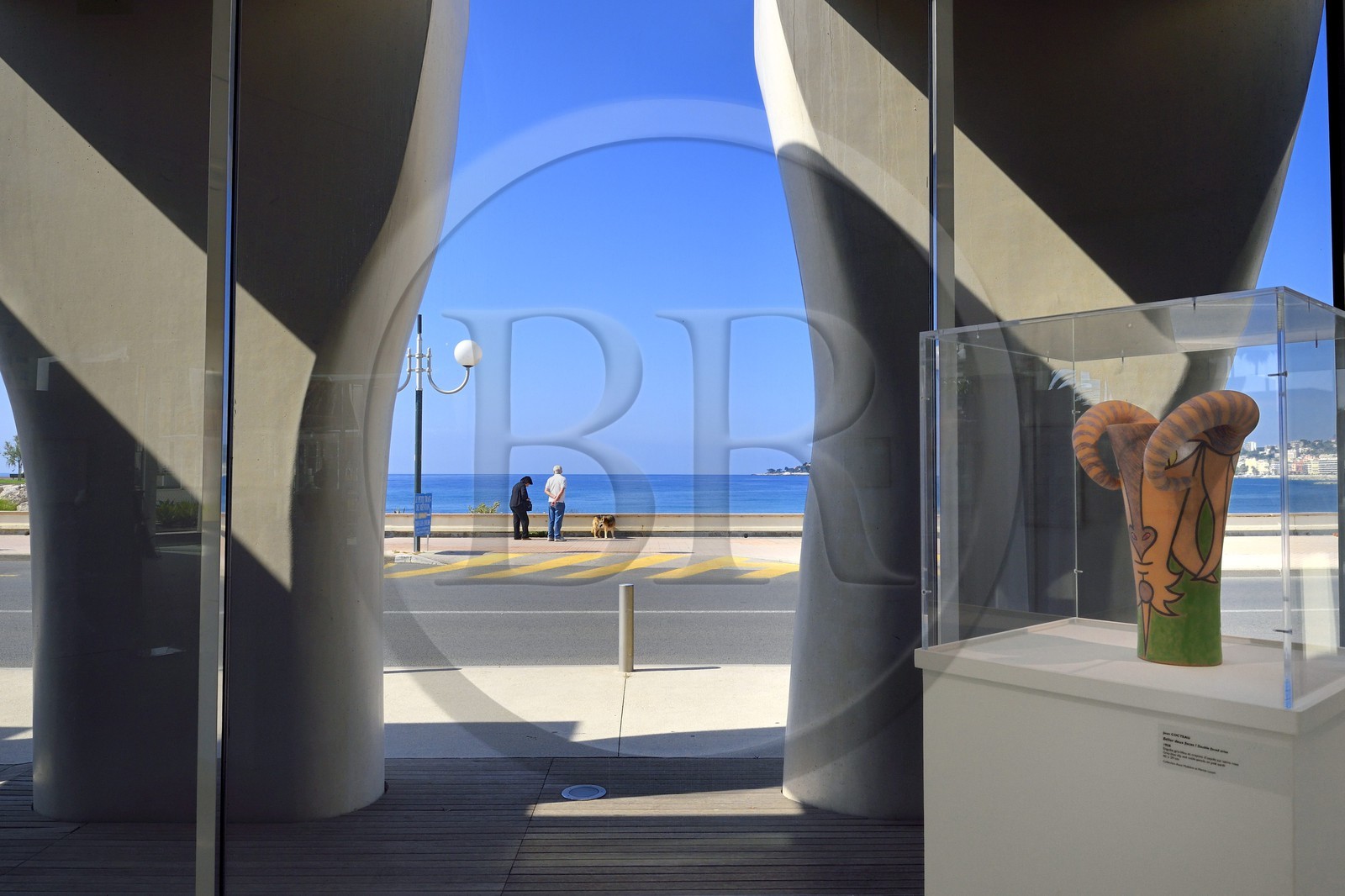 France, Alpes-Maritimes (06), Menton, le musée Jean Cocteau construit en 2008 par l'architecte Rudy Ricciotti