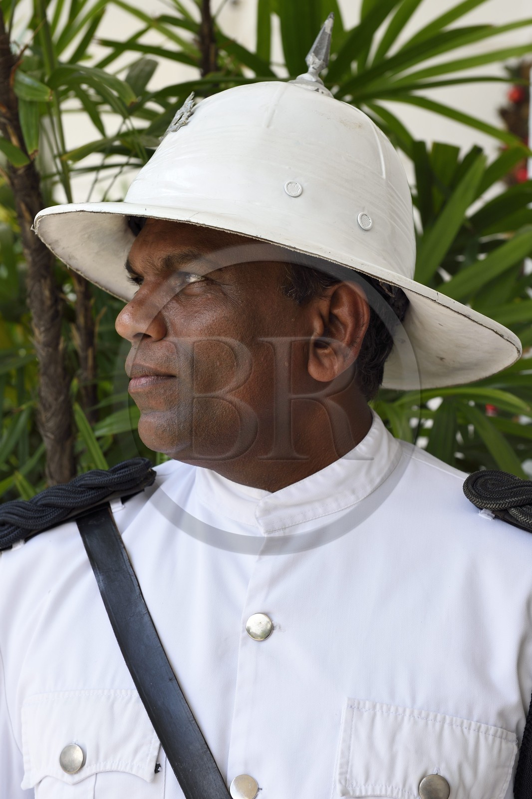 Sri Lanka, province de l'ouest, district de Colombo, Colombo, Portier au Mount Lavinia Hotel