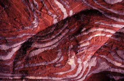 Jordan, Petra, rock of pink sandstone