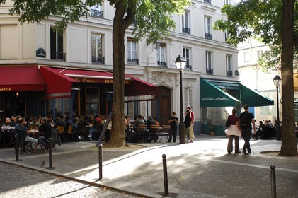 France, Paris, the place sainte Marthe