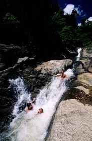 Thaïlande, Archipel îles Samui, île de Koh Pha-Ngan, Than Sadet une des cascades de l' île