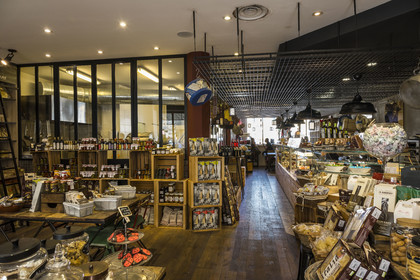 France, Hérault (34), Sète, l'épicerie fine italienne Maison Politi