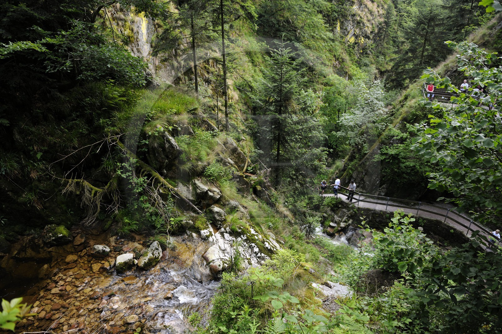 Allemagne, Forêt Noire, Schwartzwald, Bade-Würtemberg, les chutes du couvent Allerheiligen (Tous les saints)