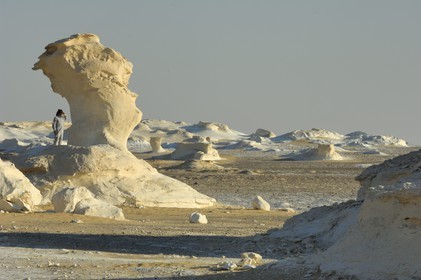 Egypt, Libyan Desert, the White Desert North of Farafra