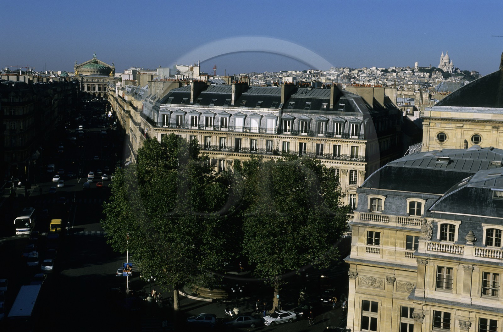 France, Paris (75), perspective de l' avenue de l' Opéra, depuis la place André Malraux