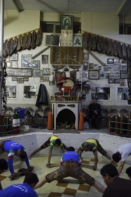 Iran, Isfahan Province, Isfahan, home of force (Zurkhaneh) where traditional Iranian national sport called Varzesh-e Pahlavani (Pahlevani and zoorkhaneh rituals) is practiced