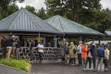 Rwanda, Province du Nord, Musanze District, Kinigi,, QG du Parc National des volcans