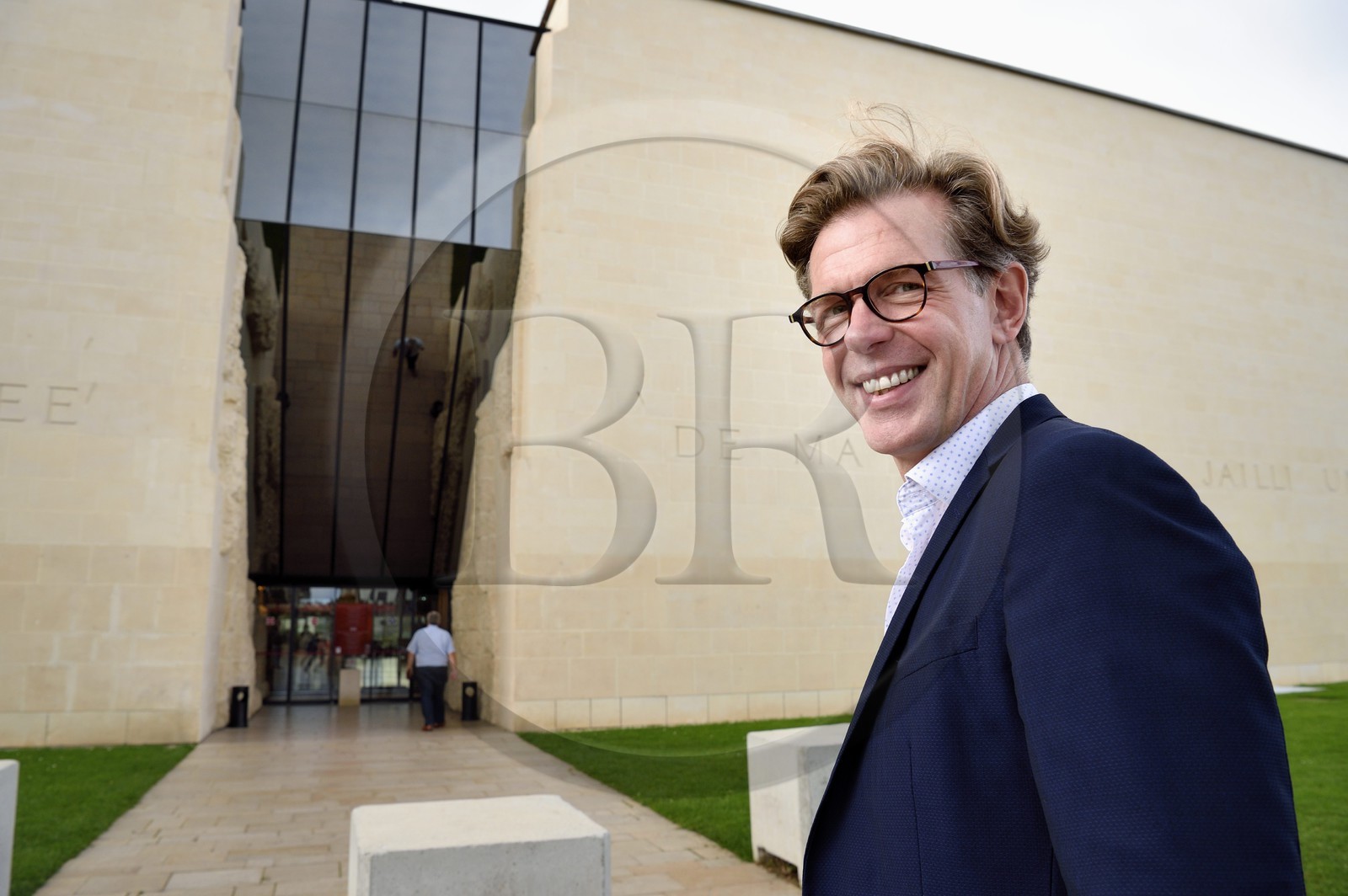 France, Calvados (14), Caen, le Mémorial pour la Paix, Franck Moulin, directeur adjoint du Mémorial